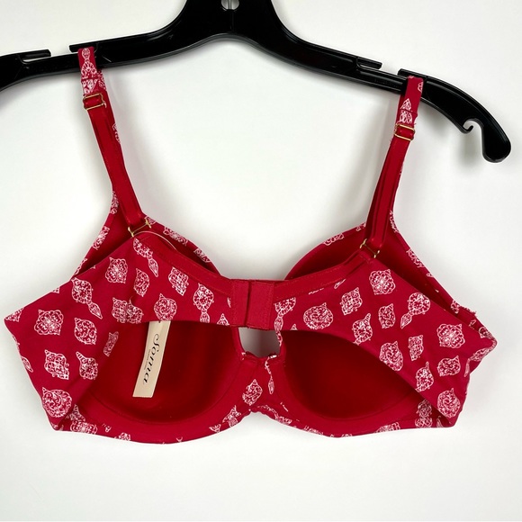 NWT Soma Size 34C Embraceable Full Coverage Underwire Merry & Bright Ruby Bra - Picture 3 of 11